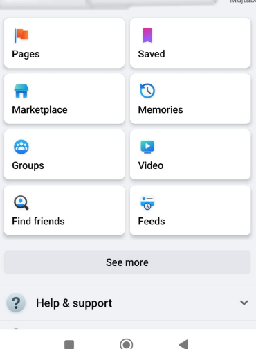 Access the Marketplace by tapping the three-line menu in the bottom right corner or your profile symbol in the top right corner and then selecting Marketplace from the menu that appears