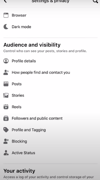 You must select the option "Followers and public content."