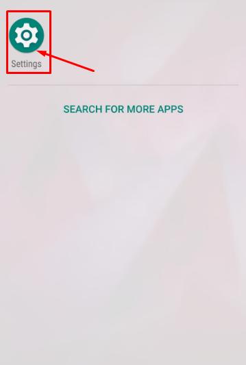 Select Apps after opening Settings