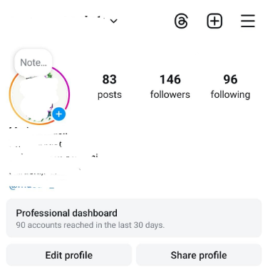 Tap on Followers at the top of your profile page