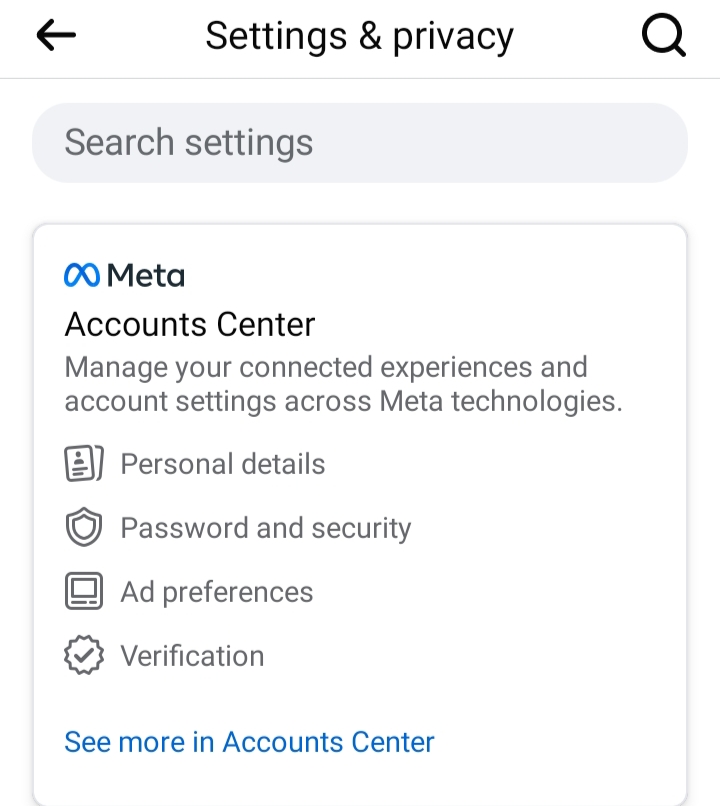 Go to your Facebook settings 