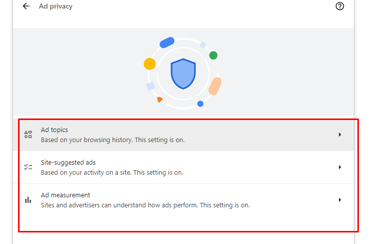 Chrome ad privacy