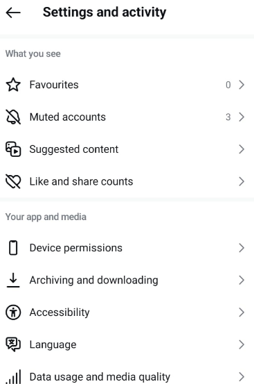 Select Device Permissions under Your app 