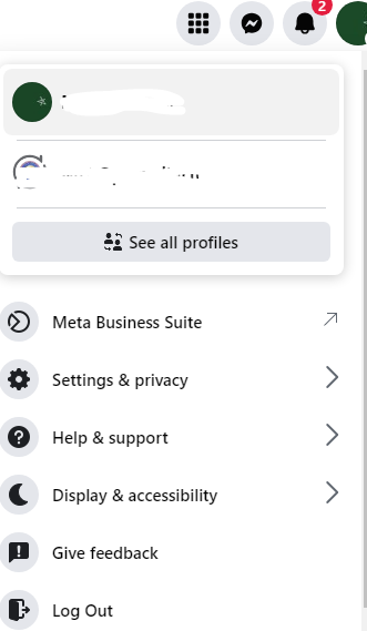 Choose Settings & Privacy