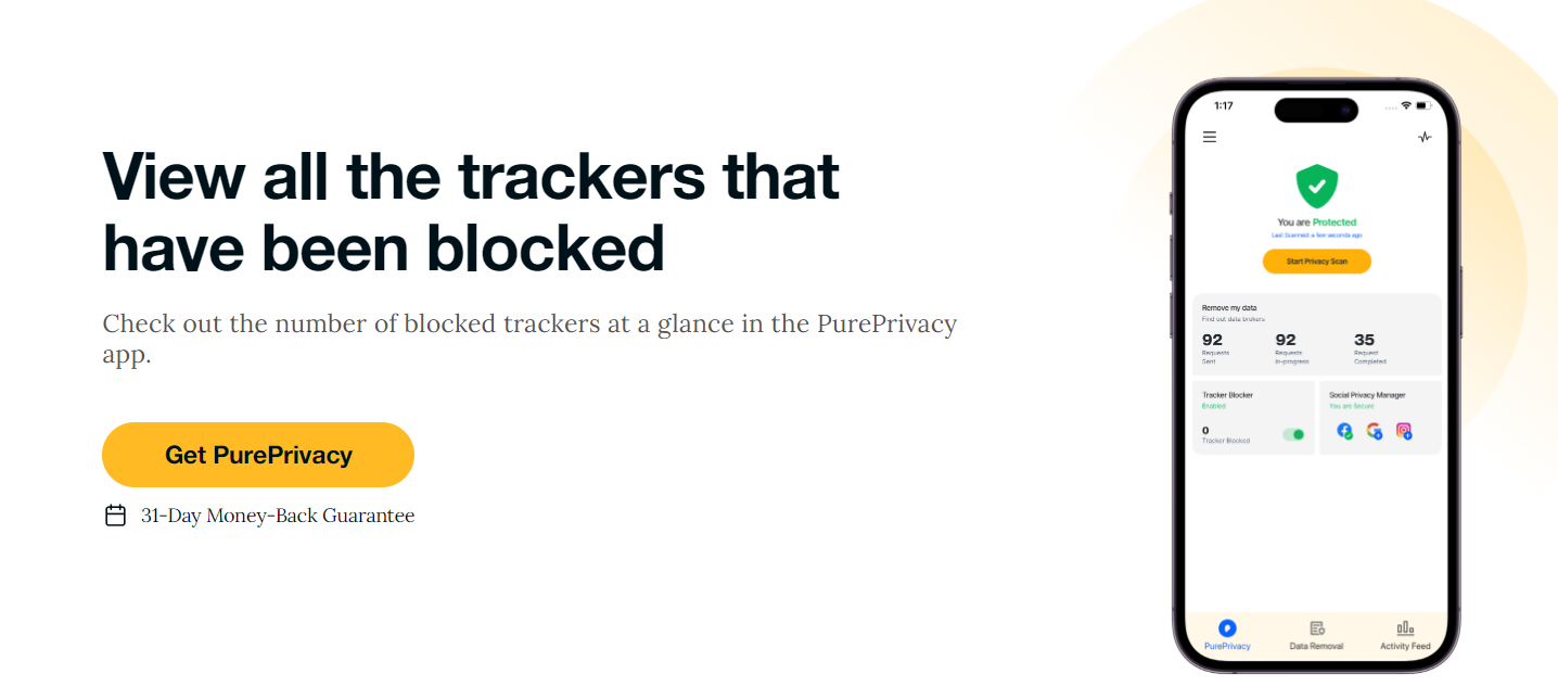 View all the tracker that have been blocked