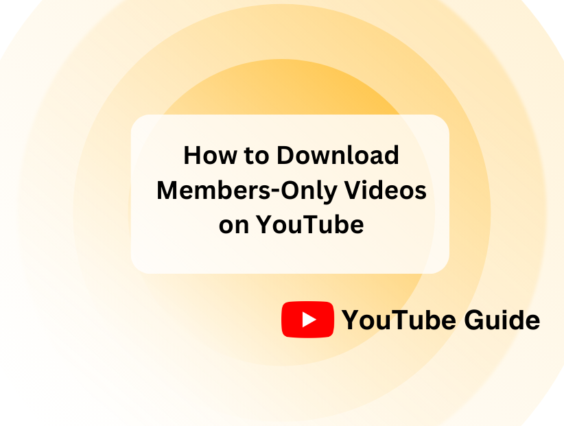 How to Download Members-Only Videos on Youtube.