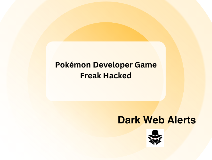 Pokémon Developer Game Freak Hacked