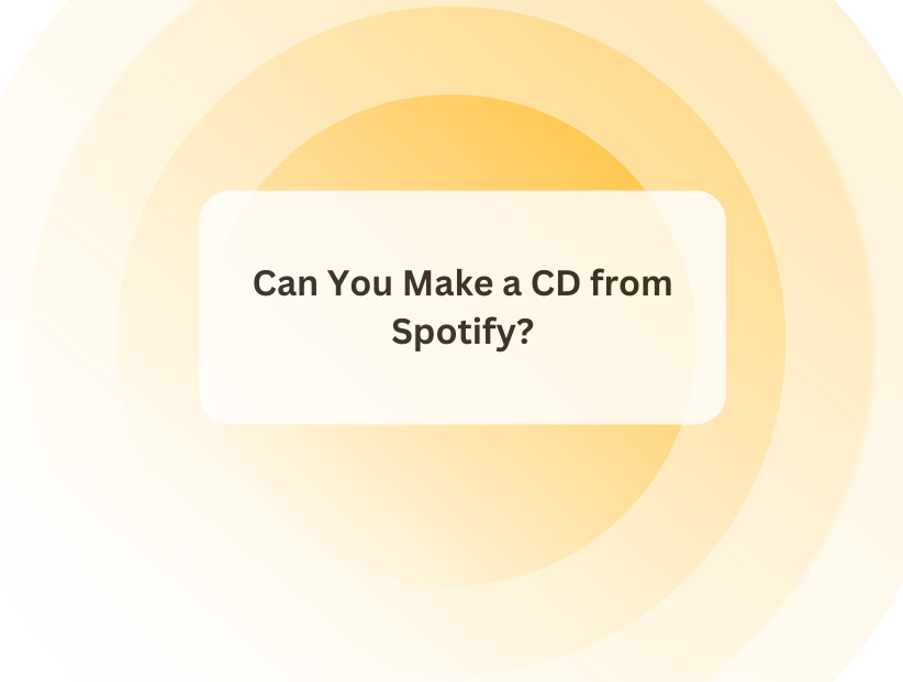 Can You Make a CD from Spotify